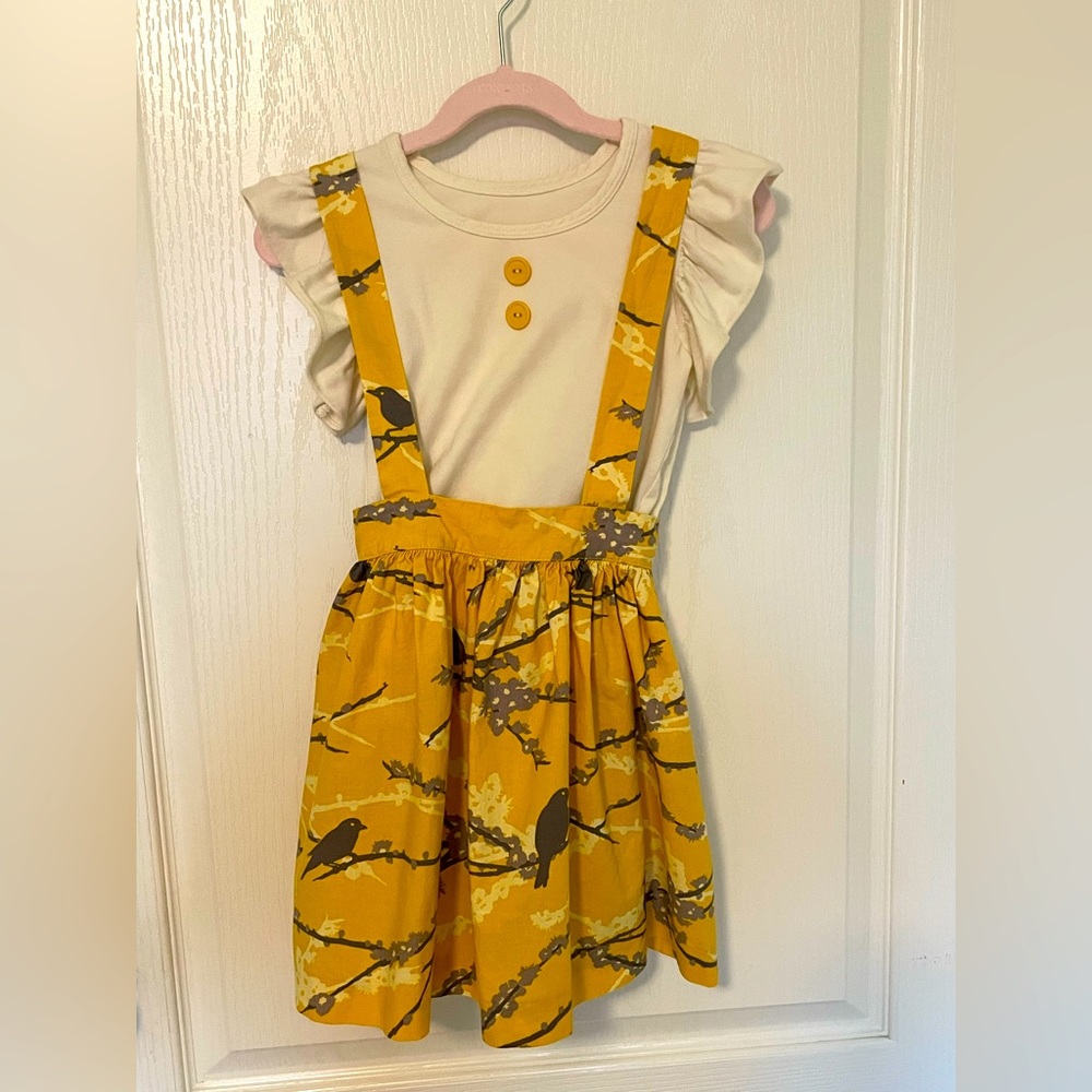 Eleanor Rose Dress with Cream Shirt Size 5-6